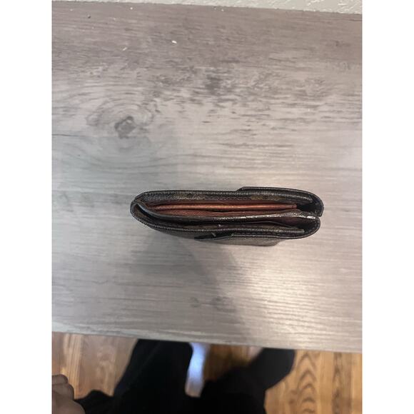 Authentic Chloé Black Leather Wallet on Chain – Crossbody WOC – Gold Chain Added - Picture 4 of 8